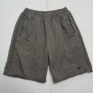 Nike Grey Checkered Short Sportswear Size 5
